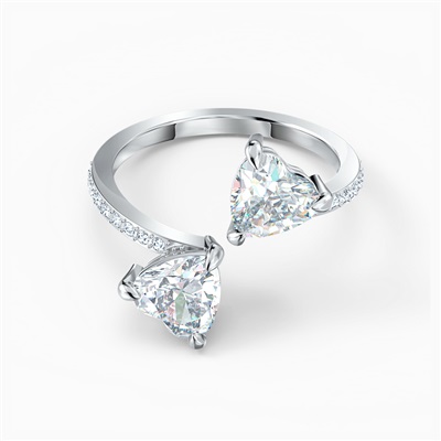 Swarovski Attract Soul SW5535192 5535193 Silver-Tone Ring