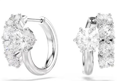 Swarovski Matrix:pe Crash 5753572 Silver Earrings