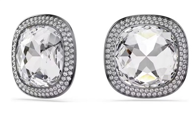 Swarovski Klipsli Küpe 5751325 Beyaz