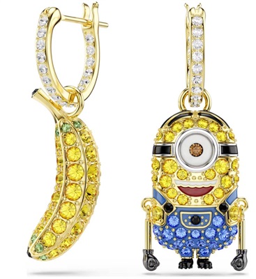 Swarovski Minions:pe Stuart Yel/agos 5743382 Multicolour Earrings
