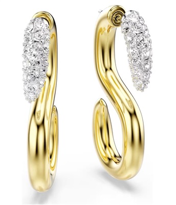 Swarovski Dextera:pe Cry/mix 5741796 Gold Earrings