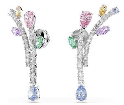 Swarovski 2026 Capsule:pe Drop Mul/rhs 5737426 Серебристые серьги