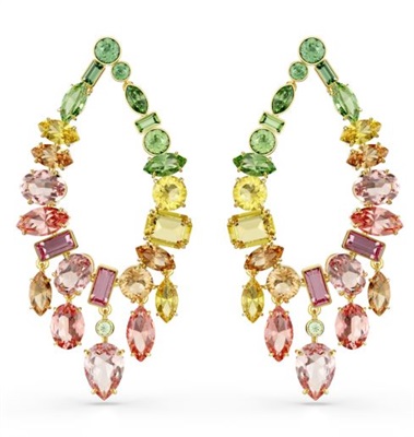 Swarovski Gema SW5737445 — золотистые серьги-подвески