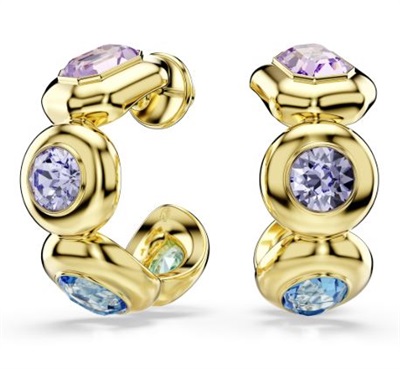 Swarovski Gema hoop earrings SW5737444 Küpe Altın
