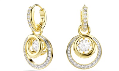 Swarovski Hyperbola SW5738249 gold drop earrings