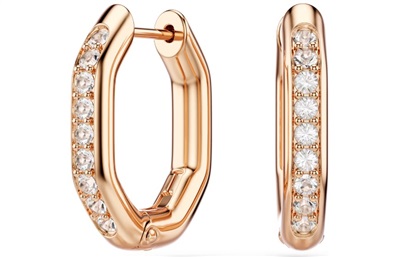 Серьги-кольца Swarovski Dextera SW5743798, Rose Gold
