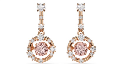 Swarovski Constella SW5744239 Pink Drop Earrings