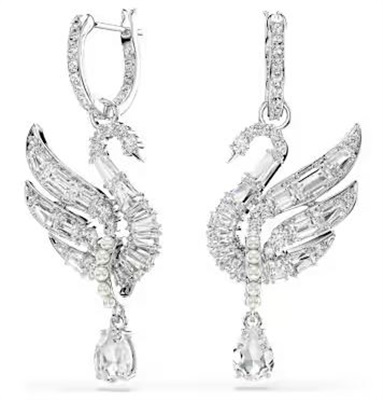 Серьги Swarovski Swan SW5723388, белые