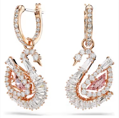 Swarovski Swan Damla Küpe SW5732415 Pembe