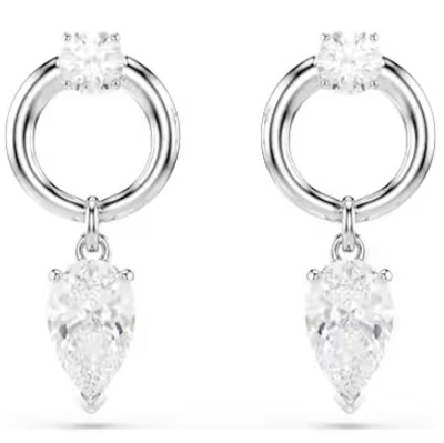 Серьги-капли Swarovski Mesmera SW5723177, белые