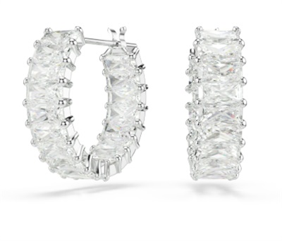 Swarovski Matrix Hoop Earrings SW5733397 Silver