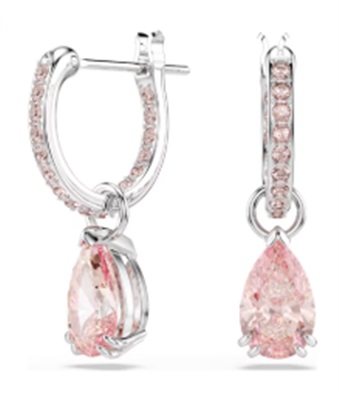 Swarovski Attract drop earrings SW5723566 Küpe Pembe