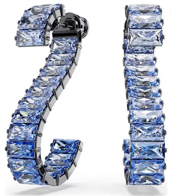 Swarovski Matrix SW5705780 синие серьги-подвески