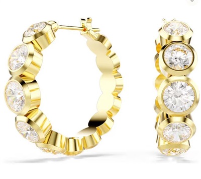 Swarovski Imber hoop earrings SW5711483 Küpe Altın