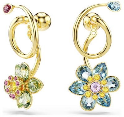 Swarovski Idyllia SW5709025 Золотистые серьги-подвески
