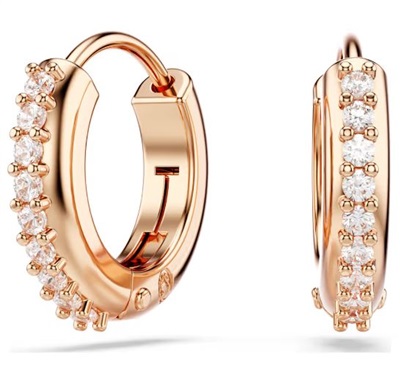 Swarovski Matrix SW5690669 Rose Gold Hoop Earrings