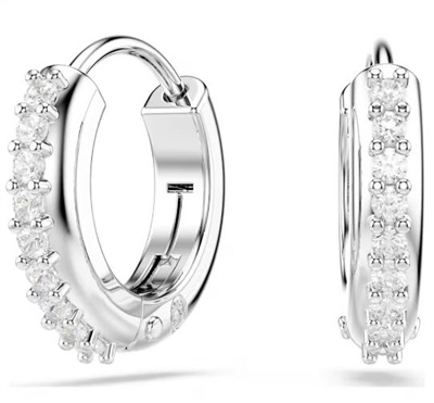 Swarovski Matrix Hoop Earrings SW5690670, Silver