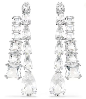 Swarovski Matrix drop earrings SW5692515 Küpe Gümüş