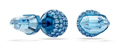 Swarovski Lucent stud earrings, Pavé SW5680693 Küpe Mavi
