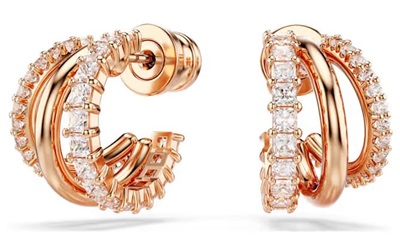Swarovski Hyperbola hoop earrings SW5698702 Küpe Rose Gold