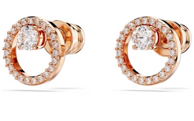 Swarovski Constella stud earrings SW5692263 Küpe Rose Gold