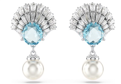 Swarovski Idyllia Shell SW5680301 Silver Drop Earrings