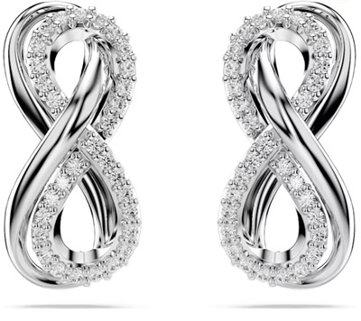 Swarovski Hyperbola stud earrings, Infinity SW5687269 Küpe Gümüş