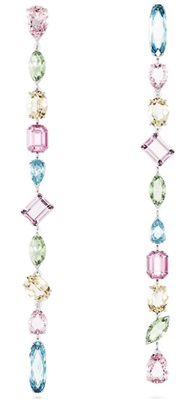 Серьги-подвески Swarovski Gema SW5656430, разноцветные