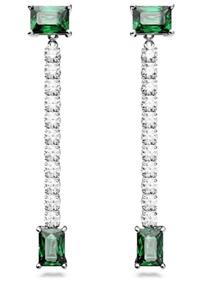 Серьги Swarovski Matrix Pierced Earrings SW5665786, серебристые