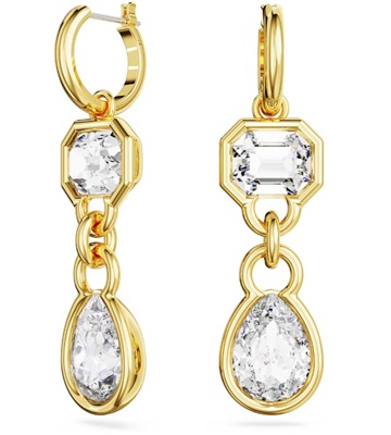 Swarovski Dextera Pierced Earrings SW5663265, золотистые серьги