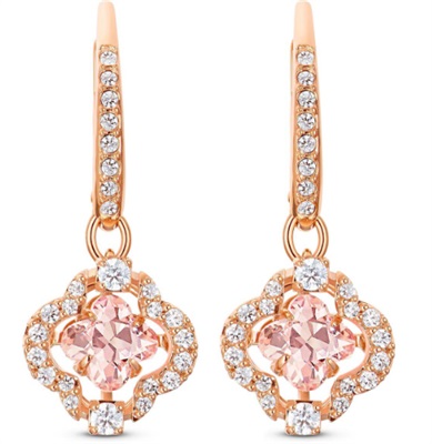 Swarovski SS Sparkling Dance Pierced Earrings SW5604198 Rose Gold