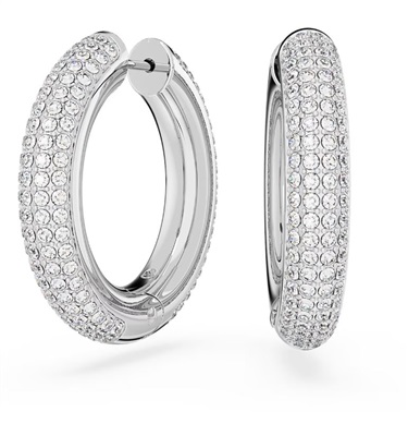 Swarovski Dextera hoop earrings, Medium SW5651392 Küpe Gümüş