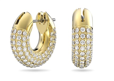 Swarovski Dextera SW5636530, золотистые серьги-кольца