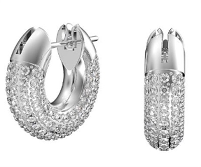 Swarovski Dextera Pierced Earrings Hoop SW5618306 Küpe Gümüş