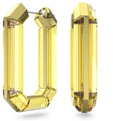 Swarovski Lucent Pierced Earrings SW5600789 Yellow