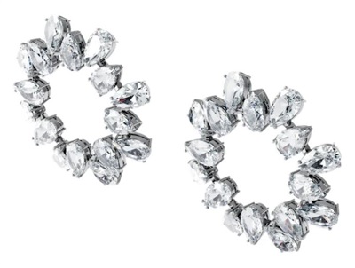 Swarovski Millenia Pierced Earrings Circle SW5601509 Küpe Gümüş