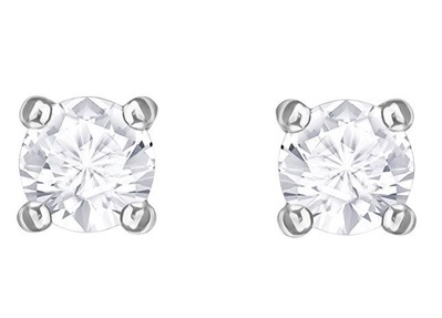 Swarovski Attract Pierced Earrings Round SW5408436 Silver Earrings
