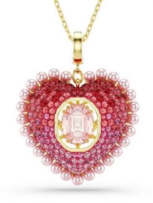Swarovski Idyllia:pend Versatile 5742958 Kolye Pembe Altın