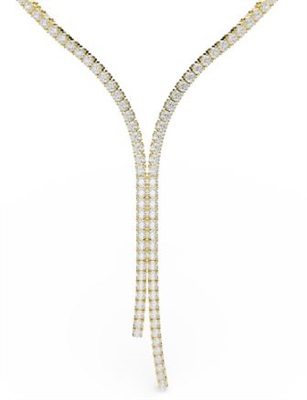 Swarovski Matrix:tn Y 5750601, золотистое колье