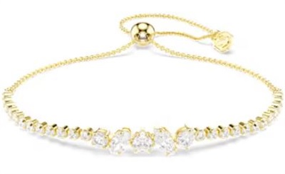 Swarovski Mesmera 5747939 — браслет с кристаллами, белый/розовое золото