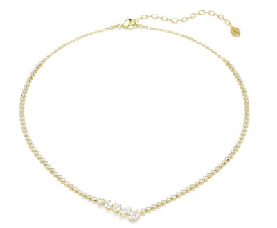 Swarovski Mesmera 5747931 Gold V-Shape Necklace