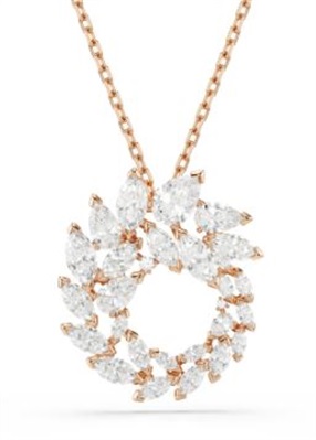 Колье Swarovski Mesmera:pend Circular 5764188, Rose Gold