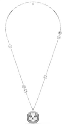 Swarovski Una:pnb XL Cushion Light 5751324 Kolye Gümüş/beyaz