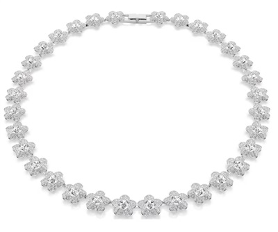 Swarovski 2026 Capsule:all Ard Angelic Cry/rhs 5749179 Silver Necklace