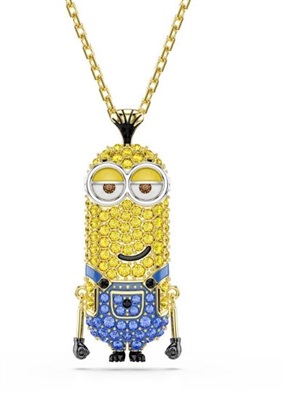 Swarovski Minions Kevin 5743384, золотистое колье