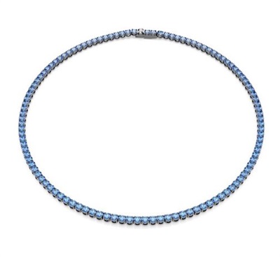 Swarovski Matrix Tennis SW5743450 Blue Necklace