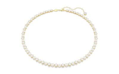 Swarovski Matrix Tennis necklace SW5742039 Kolye Altın