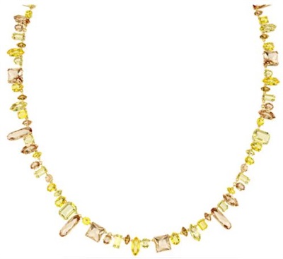 Swarovski Gema Necklace SW5708709 Gold Brown