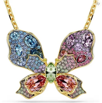 Swarovski Idyllia pendant and brooch SW5709951 Kolye Altın