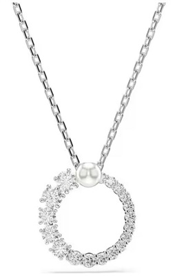 Swarovski Matrix Crystal Pearl SW5688751 Silver Necklace